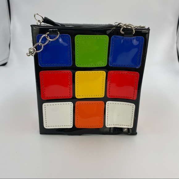 80’s Style Rubix Cube Hand Bag - Picture 6 of 13